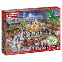 Falcon puzzel The Christmas Carousel 37 cm karton 1000 stukjes