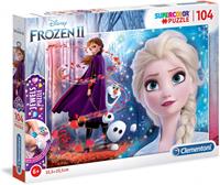 Clementoni legpuzzel Frozen II junior karton 104 stukjes