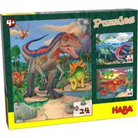 HABA Puzzles - 3 x 24 Teile - Dinosaurier