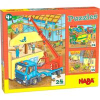 HABA Puzzles Auf der Baustelle