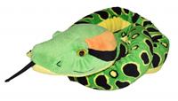 Wild Republic knuffel anaconda junior 137 cm pluche groen