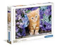 Clementoni 500 pcs. High Quality Collection SQUARE Ginger Cat Boden
