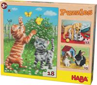 HABA Puzzles - 12/15/18 Teile - Haustiere