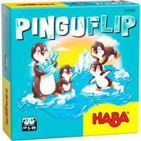 Haba gezelschapsspel Pinguflip junior karton/hout 33 delig (NL)