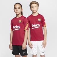 Nike FC Barcelona Strike Voetbaltop met korte mouwen voor kids - Rood