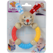 Simba Toys GmbH & Co. Eichhorn 100017002 - Baby Greifring mit Hasenmotiv, 9x13,5cm
