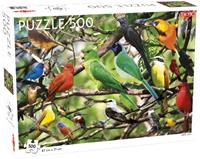 Tactic puzzel exotische vogels 47 x 31 cm 500 stukjes