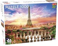 Tactic puzzel Eiffel Toren in Parijs 67 x 48 cm 1000 stukjes