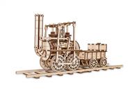 Eco-Wood-Art Eco Wood Art 3D modelbouw Locomotief 40 cm hout 325 delig