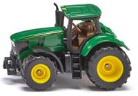 Siku John Deere 6250R tractor 6,7 cm staal groen/geel (1064)