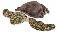Wild Republic Pluche dieren knuffels zeeschildpad van 30 cm - Knuffeldieren speelgoed - Knuffeldier
