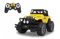 Jamara auto Jeep Wrangler RC jongens 1:12 geel/zwart 2 delig