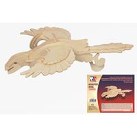Houten 3D puzzel Archaeopteryx dinosaurus 28 cm - 3D puzzels
