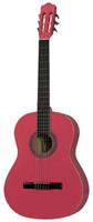 Gomez 001 4/4-Modell, Konzertgitarre, rosa