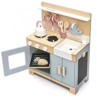 Carletto Tender Leaf 7508205 - Spielküche, Mini Chef Home Kitchen, Holz, 16-teilig