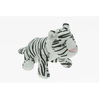 Pluche tijger knuffel wit 23 cm speelgoed knuffeldier - Knuffeldier