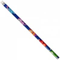 LG-Imports Monster Bleistifte, 12 Kinderbleistifte mit Radierer und witzigen Monstern