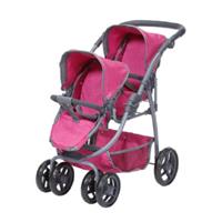Knorrtoys knorr toys Zwillingspuppenwagen Milo, berry