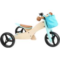 Small foot waaier trike 2 in 1 turquoise