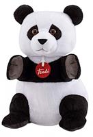 Trudi handpop Panda 24 cm pluche zwart/wit