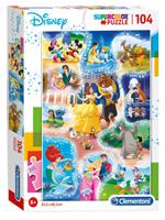 Clementoni legpuzzel Disney junior 35 cm karton 104 stukjes