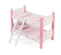 Bayer Chic 2000 Houten Poppen Stapelbed - Pink Stars