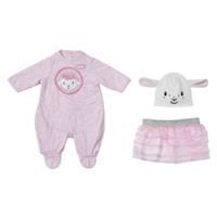 Baby Annabell Puppenkleidung Deluxe Glitzer Set, (Set, 3-tlg.)