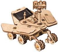 Robotime modelbouw Opportunity Rover Solar hout 16 cm blank