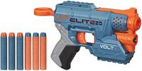 NERF blaster Elite 2.0 Volt junior blauw/oranje 7 delig