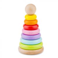 New Classic Toys stapeltoren Stacking Toy junior hout 8 delig