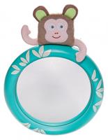 Taf Toys babyspiegel Marco de Aap junior 19 cm mintgroen/bruin