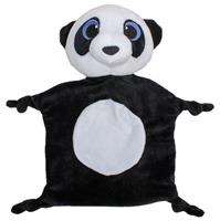 Lumo Stars knuffeldoekje panda Pan 30 cm zwart
