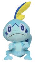 Pokémon knuffel Sobble junior 20 cm pluche blauw