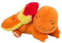 Pokémon knuffel slapende Charmander junior 16 cm oranje