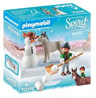 PLAYMOBIL Spirit Riding Free Sneeuwpret met Snips (70398)