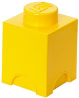 LEGO Opbergbox Geel 12.5 x 12.5 x 18 cm