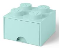 LEGO Opbergbox met Lade Azuurblauw 25 x 25 x 18 cm