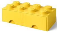 LEGO Opbergbox met Lades Geel 50 x 25 x 18 cm