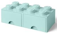 LEGO Opbergbox met Lades Azuurblauw 50 x 25 x 18 cm
