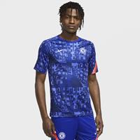 Nike Chelsea FC Warming-uptop met korte mouwen voor heren - Blauw