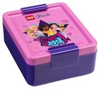 LEGO broodtrommel Friends meisjes 17 x 14 x 7 cm paars/roze
