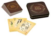 Paladone speelkaarten Lord of the Rings bruin/beige 56 delig