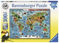 Ravensburger puzzel 300 stukjes Dieren over de wereld