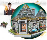 Wrebbit 3D-Puzzle Hagrids Hütte - Harry Potter, 270 Teile