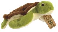 Aurora knuffel Eco Nation schildpad 26,5 cm pluche groen
