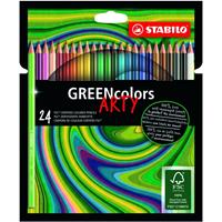 Stabilo Kleurpotlood Arty Green Colors: 24 stuks (6019/24-1-20)