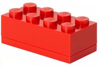 LEGO mini opbergsteen 8 noppen 4,6 x 9,2 cm polypropeen rood