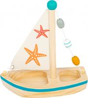 small foot Wasserspielzeug Segelboot Seestern