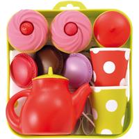écoiffier Tee-Set Tablett mit Cupcakes Spielgeschirr
