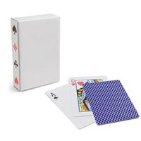 10x Setjes van 54 speelkaarten blauw - Kaartspel